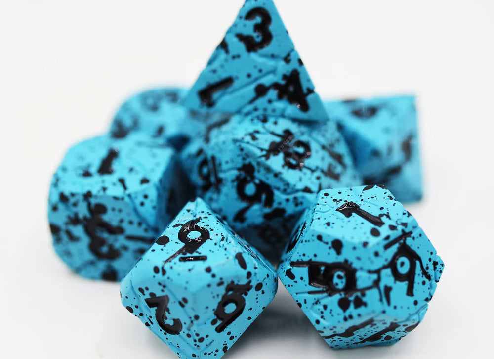 Foam Brain - RPG Dice Set - Metal