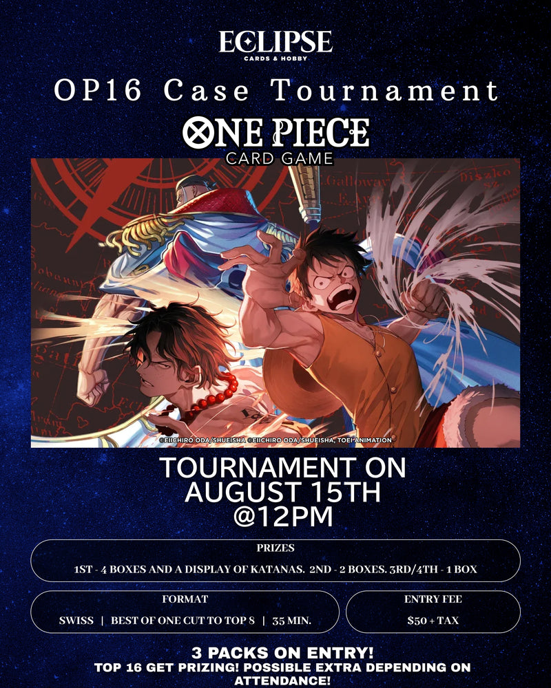 One Piece TCG August 15th Case Tournament