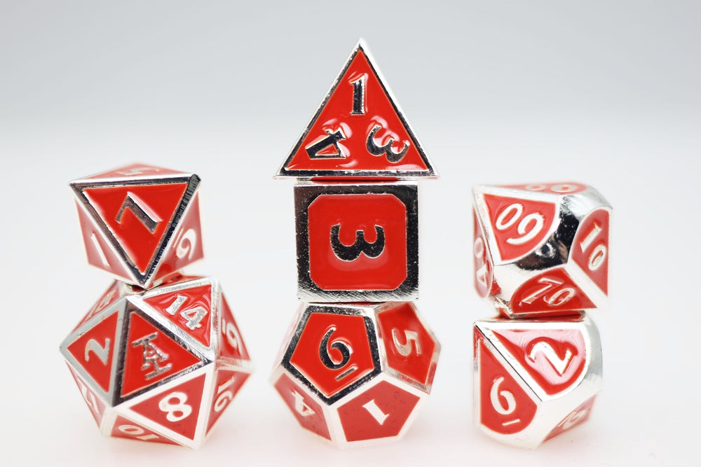 Foam Brain - RPG Dice Set - Metal