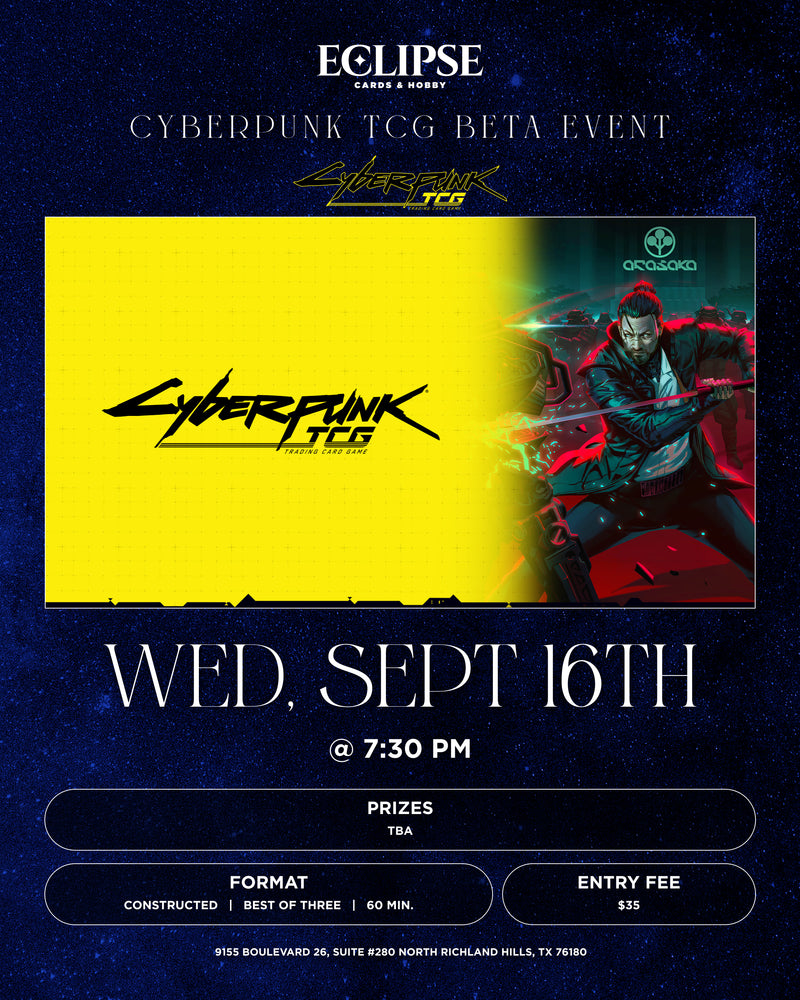 Cyberpunk TCG BETA Event