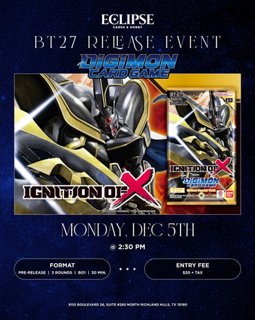Digimon BT27 Ignition of X Release Event
