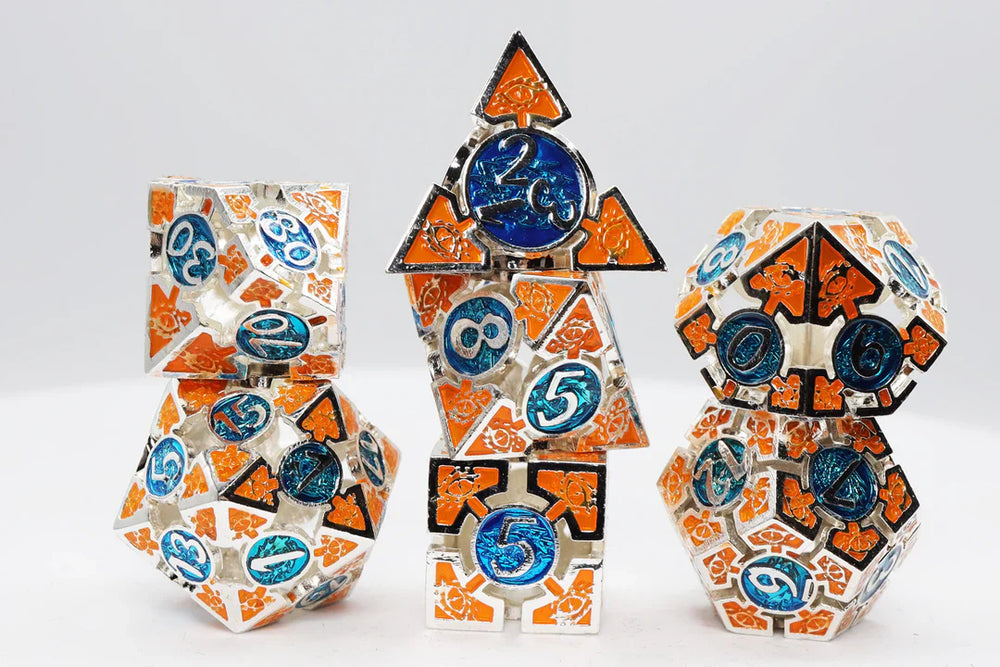 Foam Brain - RPG Dice Set - Metal