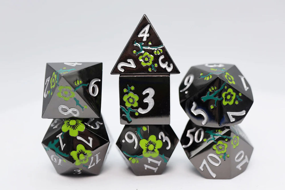 Foam Brain - RPG Dice Set - Metallic Bouquet