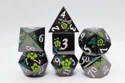 Foam Brain - RPG Dice Set - Metallic Bouquet