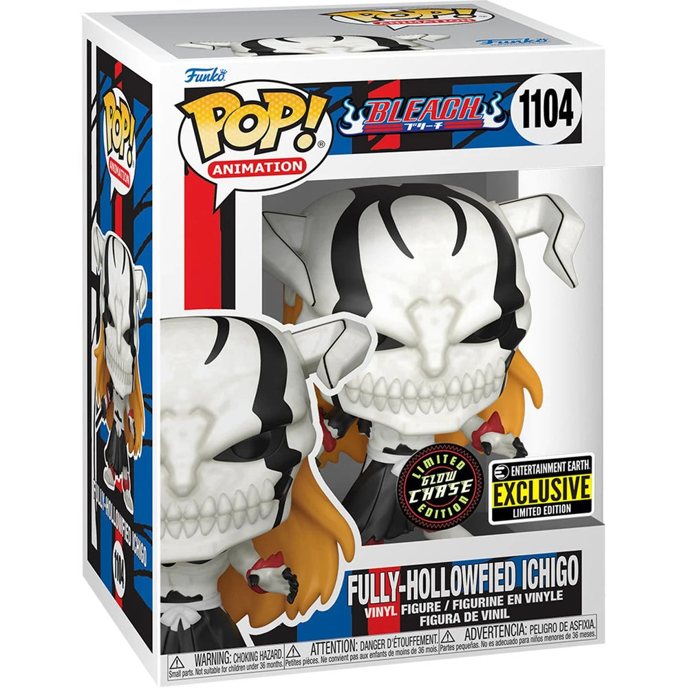 Funko POP! #1104 Fully-Hollowfied Ichigo (Bleach) - Limited Glow Chase Edition - Entertainment Earth Exclusive