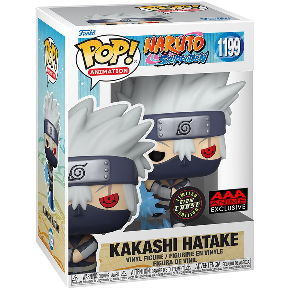Funko POP! #1199 Kakashi Hatake (Naruto Shippuden) - Limited Glow Chase Edition - AAA Anime Exclusive