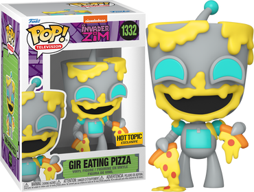 Funko POP! #1332 Gir Eating Pizza (Invader Zim) - Hot Topic Exclusive