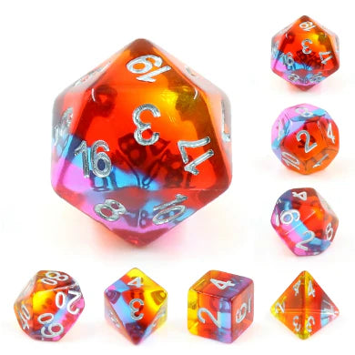 Foam Brain - RPG Dice Set - Acrylic/Resin