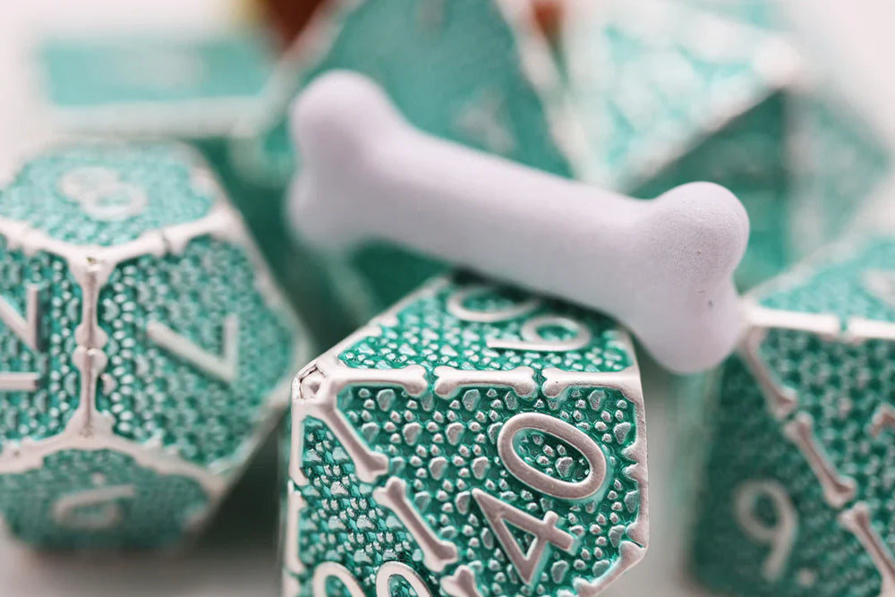 Foam Brain - RPG Dice Set - Metal