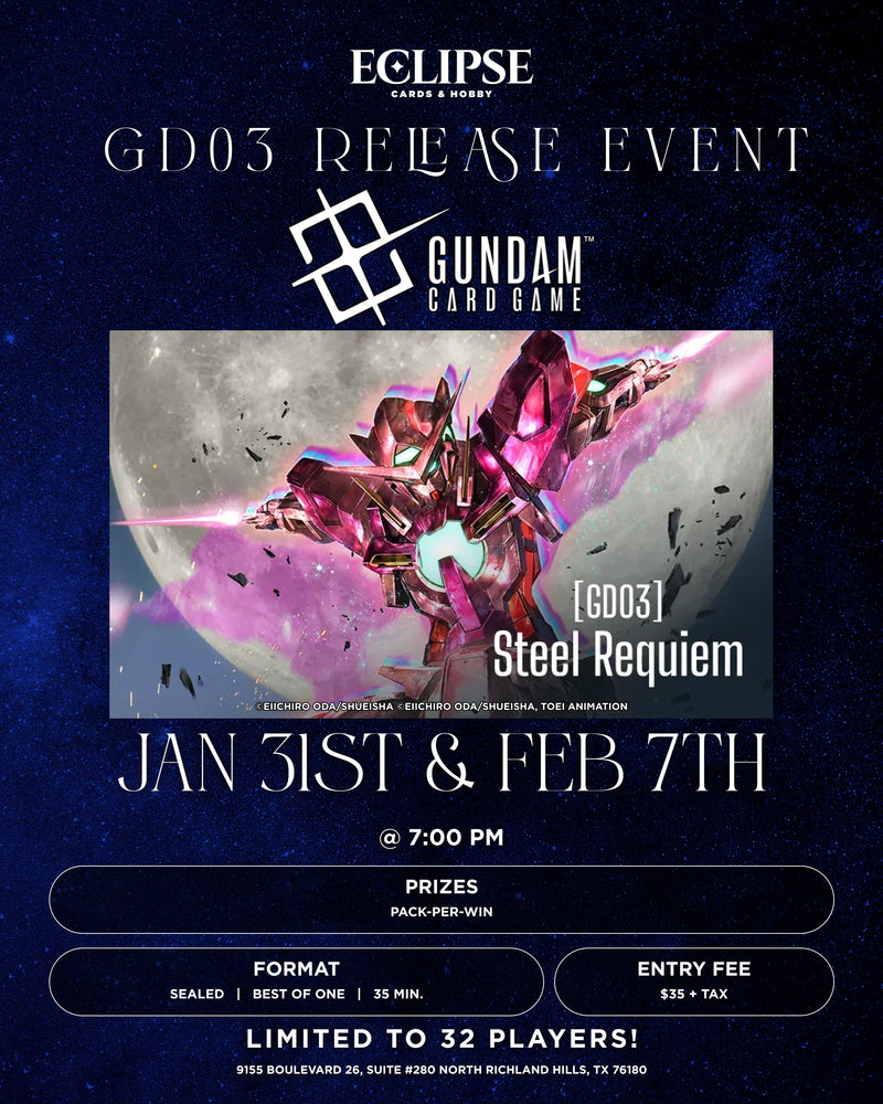 Gundam TCG GD03 Pre-Release