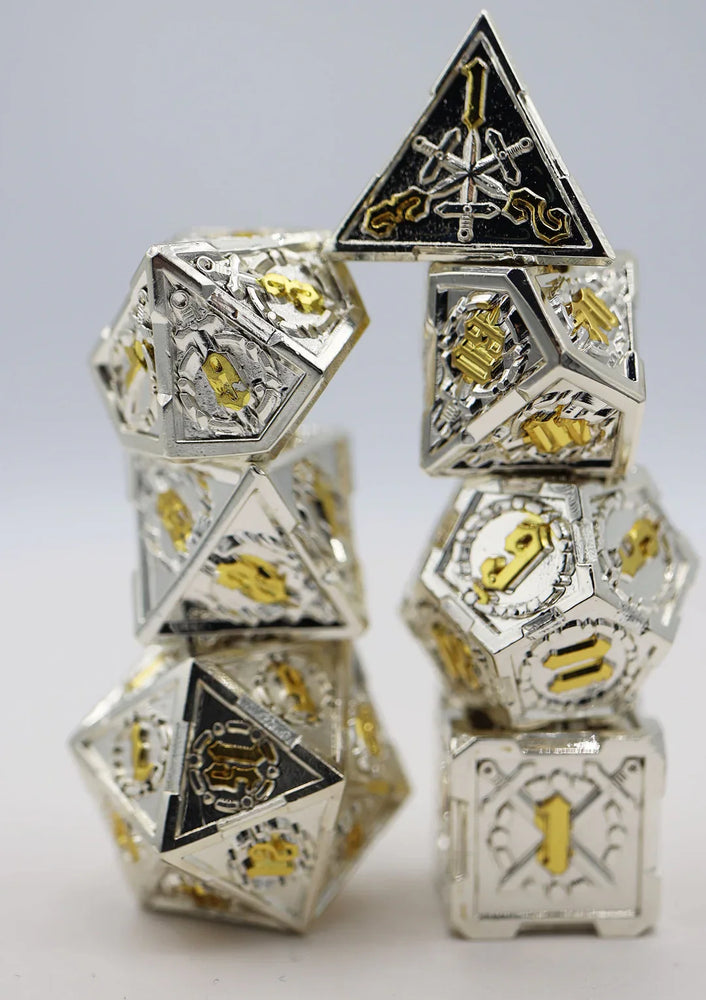 Foam Brain - RPG Dice Set - Crossed Swords