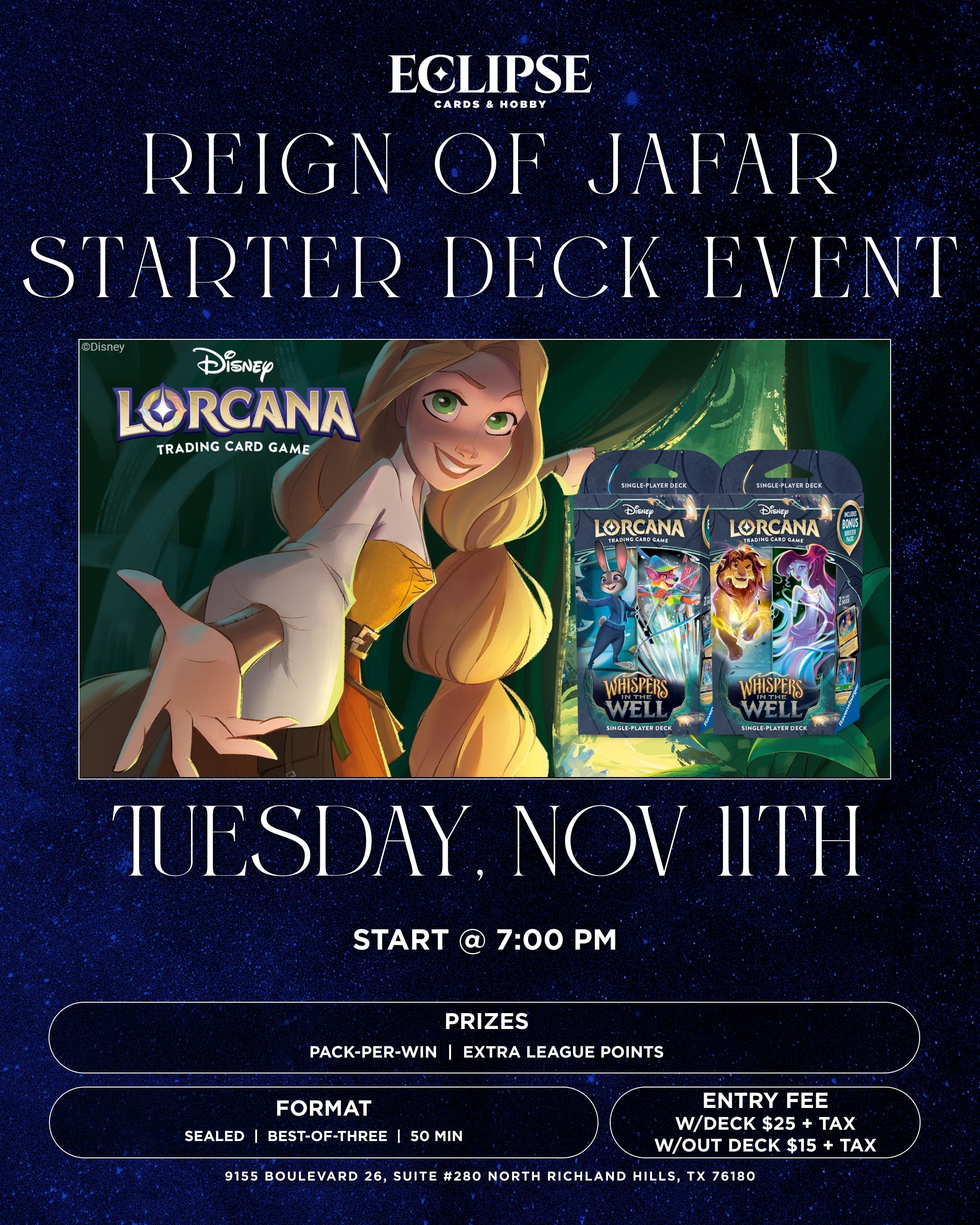 Lorcana Whispers in the Well Starter Deck EVENT
