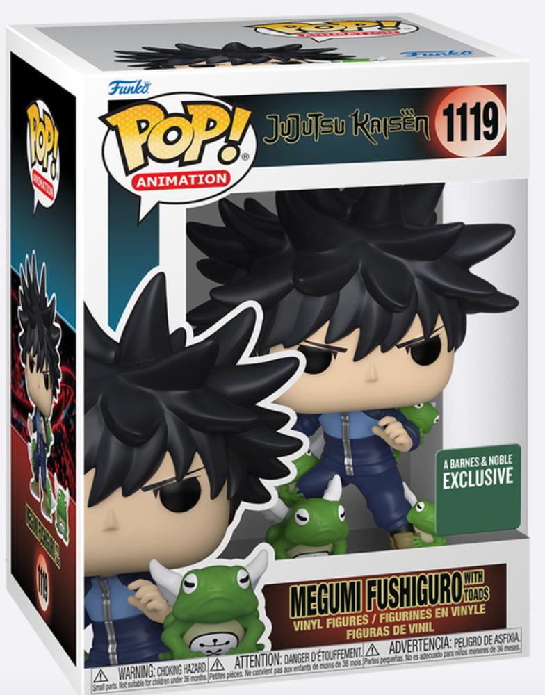 Funko POP! #1119 Megumi with Toads (Jujutsu Kaisen) - Barnes & Noble Exclusive