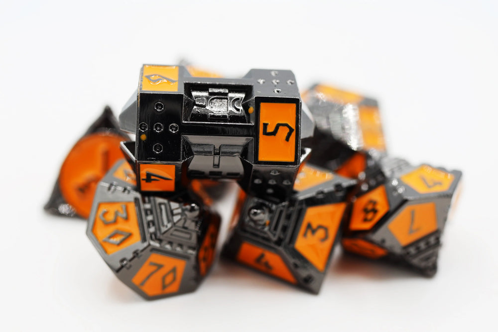 Foam Brain - RPG Dice Set - Metal