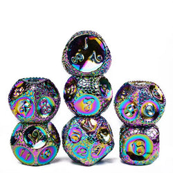 Foam Brain - RPG Dice Set - Metal