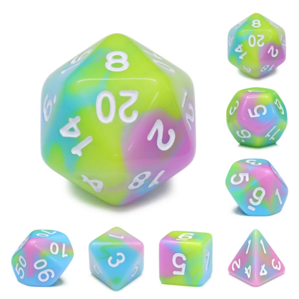 Foam Brain - RPG Dice Set - Acrylic/Resin