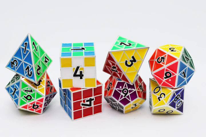 Foam Brain - RPG Dice Set - Metal