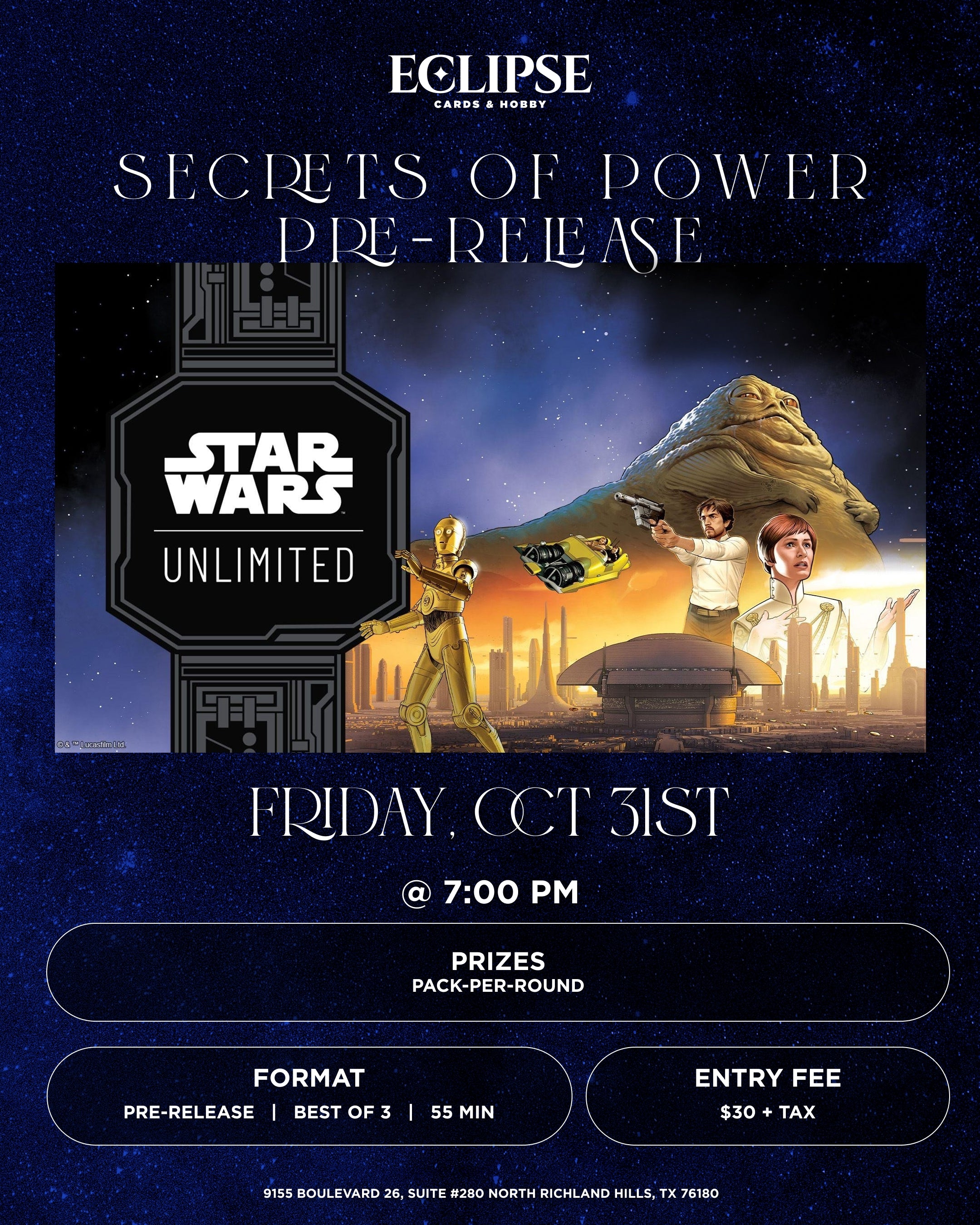 SWU Secrets of Power Pre-Release Tournament