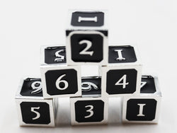 Foam Brain - D6 Metal Dice Set