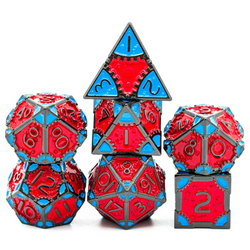 Foam Brain - RPG Dice Set - Metal