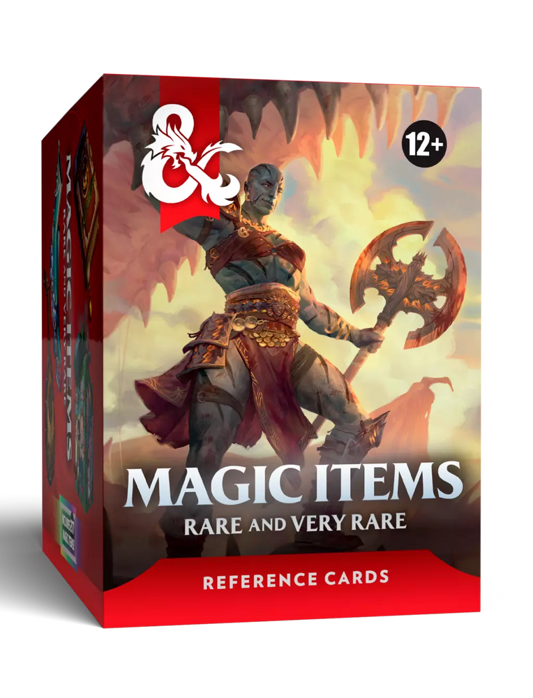 D&D Magic Item Reference Cards: Rare and Very Rare