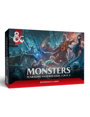 D&D Monster Reference Cards: Fearsome and Ferocious