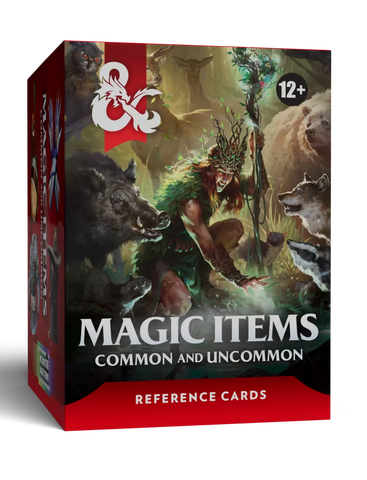 D&D Magic Item Reference Cards: Common and Uncommon
