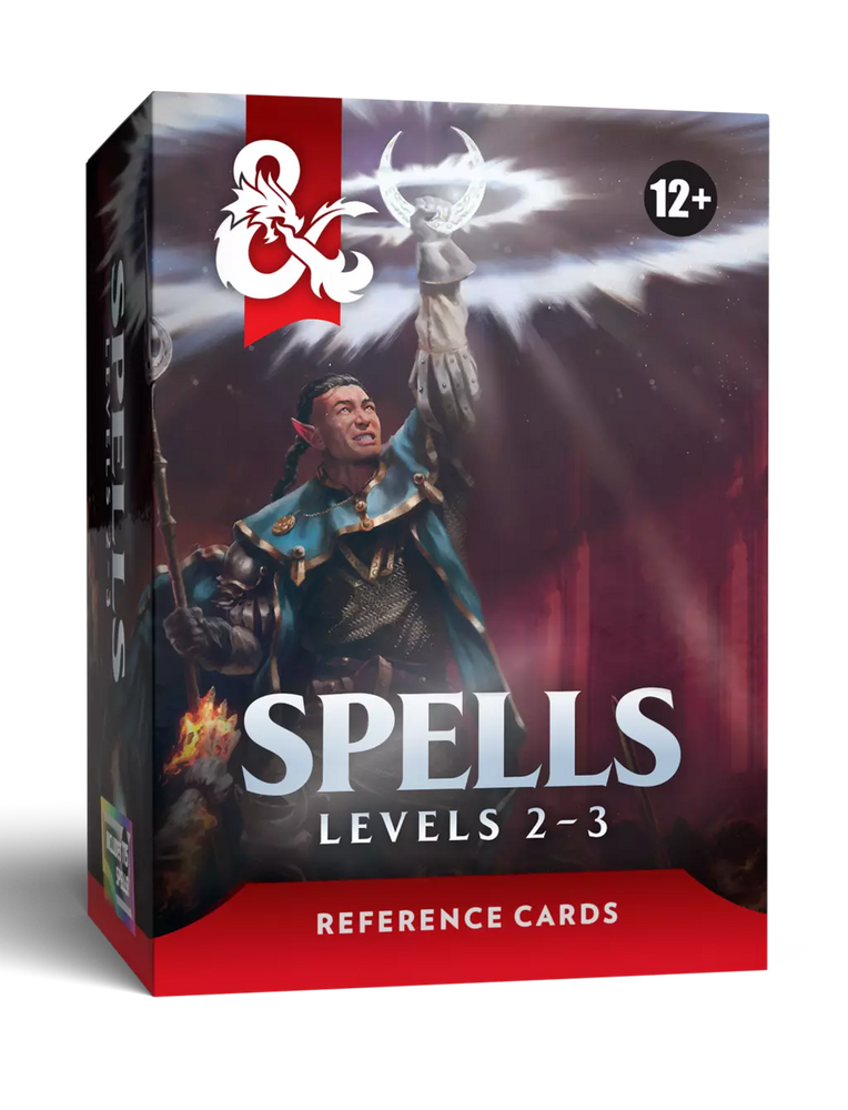 D&D Spell Reference Cards: Levels 2-3