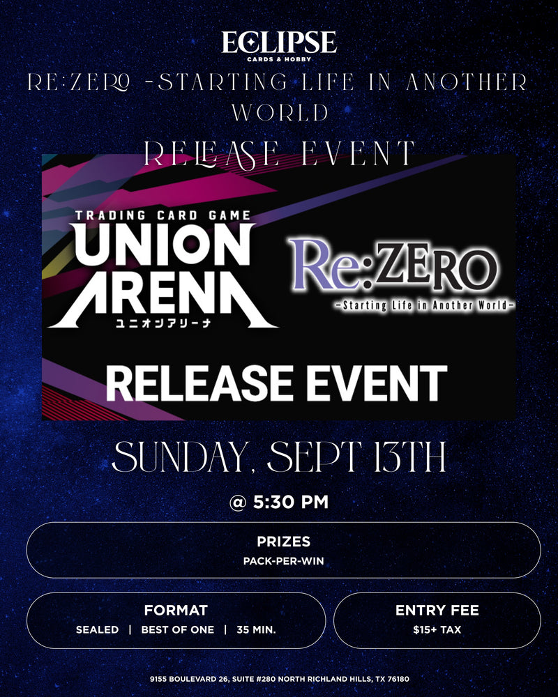 Union Arena RE:Zero Starting Life in Another World Release Event