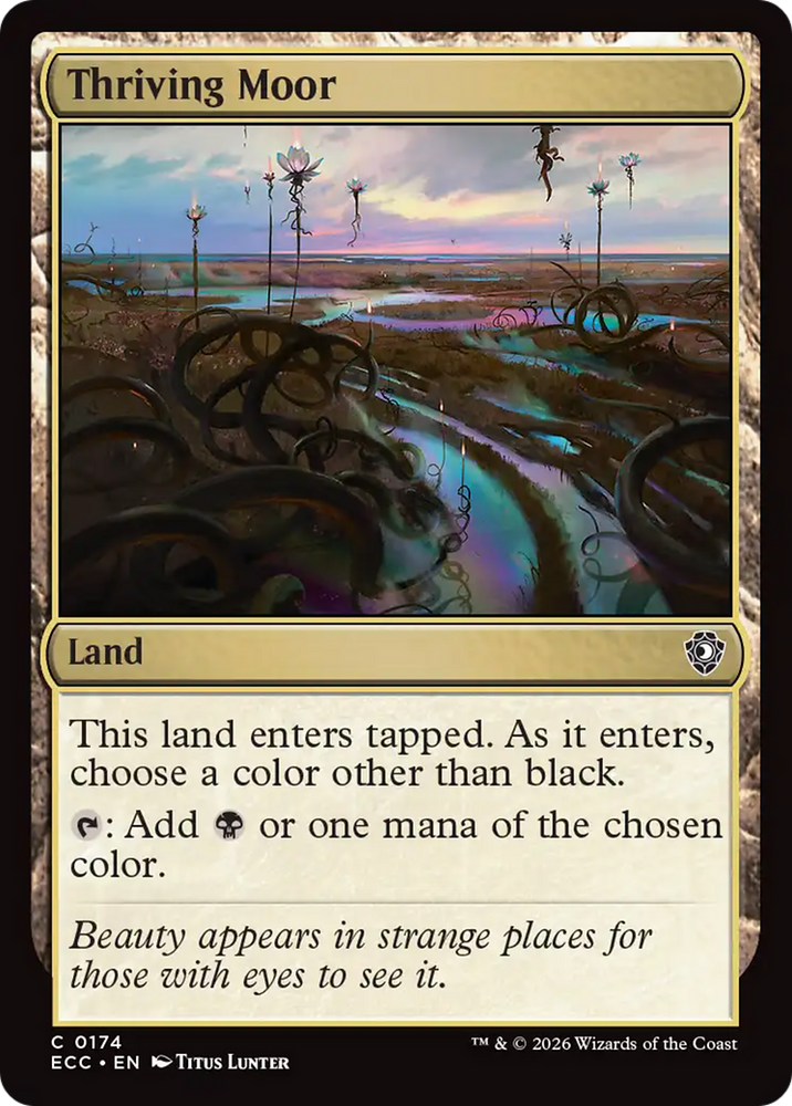 Thriving Moor [Lorwyn Eclipsed Commander]