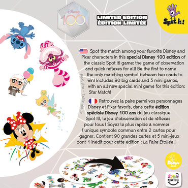 SPOT IT DISNEY 100TH ANNIVERSARY
