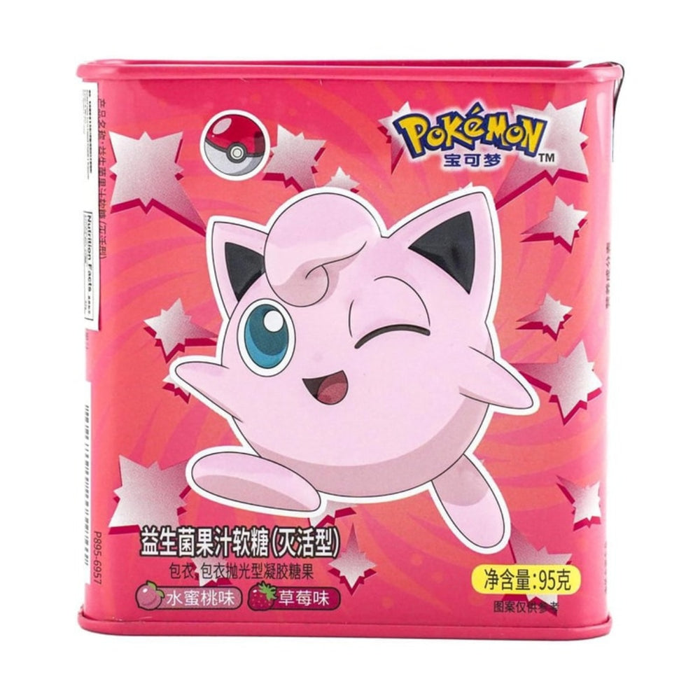 Pokemon Jigglypuff Strawberry & Peach Flavored Candy