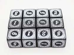 Foam Brain - 12 Piece D6 Dice Set - Magic Burst