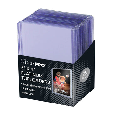 Ultra Pro: Platinum Toploader 3"x4" 25 count