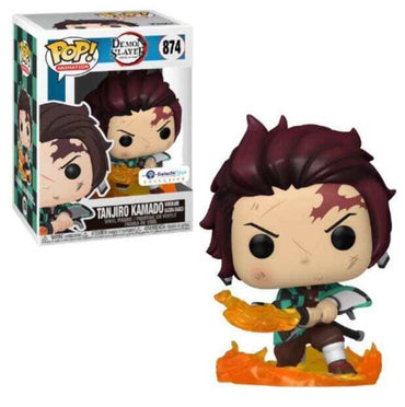 Funko POP! #1874 Tanjiro Kamado (Hinokami Kagura Dance) (Demon Slayer) - Galactic Toys Exclusive
