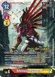 ShineGreymon [BT13-018] [Versus Royal Knights Booster Pre-Release Cards]