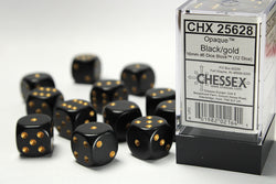 Chessex 16mm d6 Dice Block (12 dice)