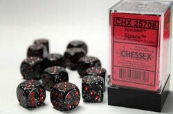 Chessex 16mm d6 Dice Block (12 dice)