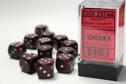 Chessex 16mm d6 Dice Block (12 dice)