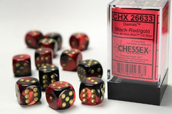 Chessex 16mm d6 Dice Block (12 dice)