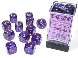 Chessex 16mm d6 Dice Block (12 dice)