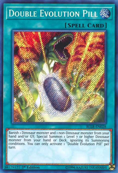 Double Evolution Pill [BLLR-EN028] Secret Rare