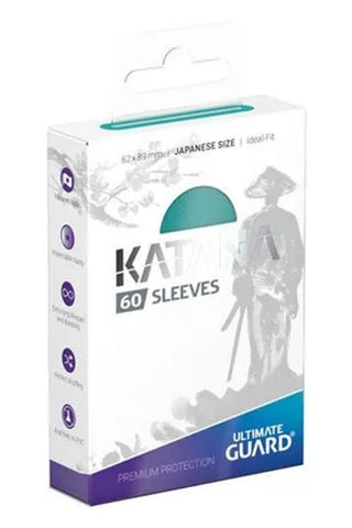 Ultimate Guard Katana Japanese Sized Card Sleeves 60 Ct. Turquoise