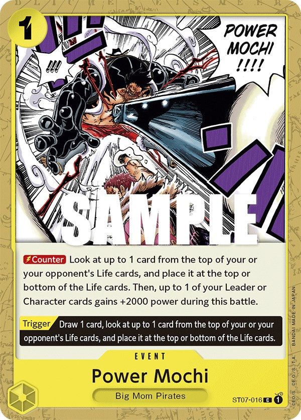 one piece tcg big mom starter deck Power Mochi [Starter Deck: Big Mom Pirates] Damaged
