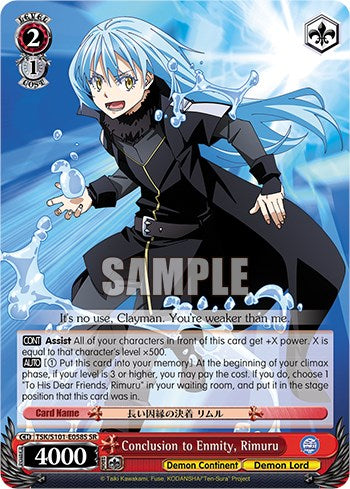 Conclusion to Enmity, Rimuru [That Time I Got Reincarnated as a Slime Vol.3]