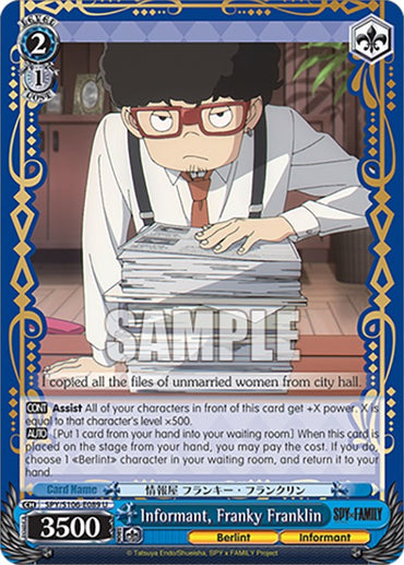 Informant, Franky Franklin (SPY/S106-E089 U) [SPY x FAMILY]