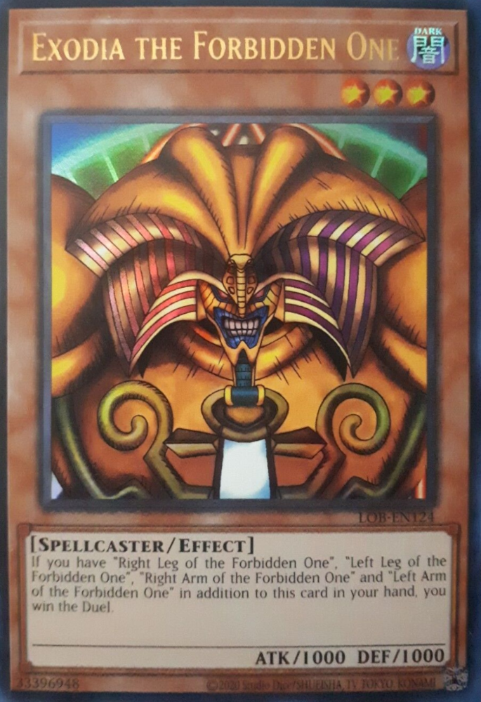 Exodia the Forbidden One (25th Anniversary) [LOB-EN124] Ultra Rare