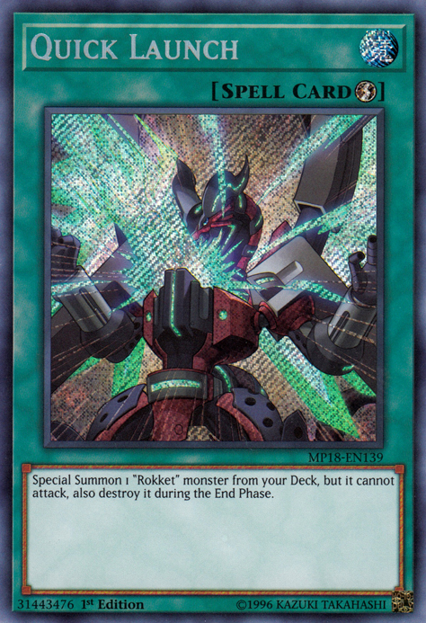 Quick Launch [MP18-EN139] Secret Rare