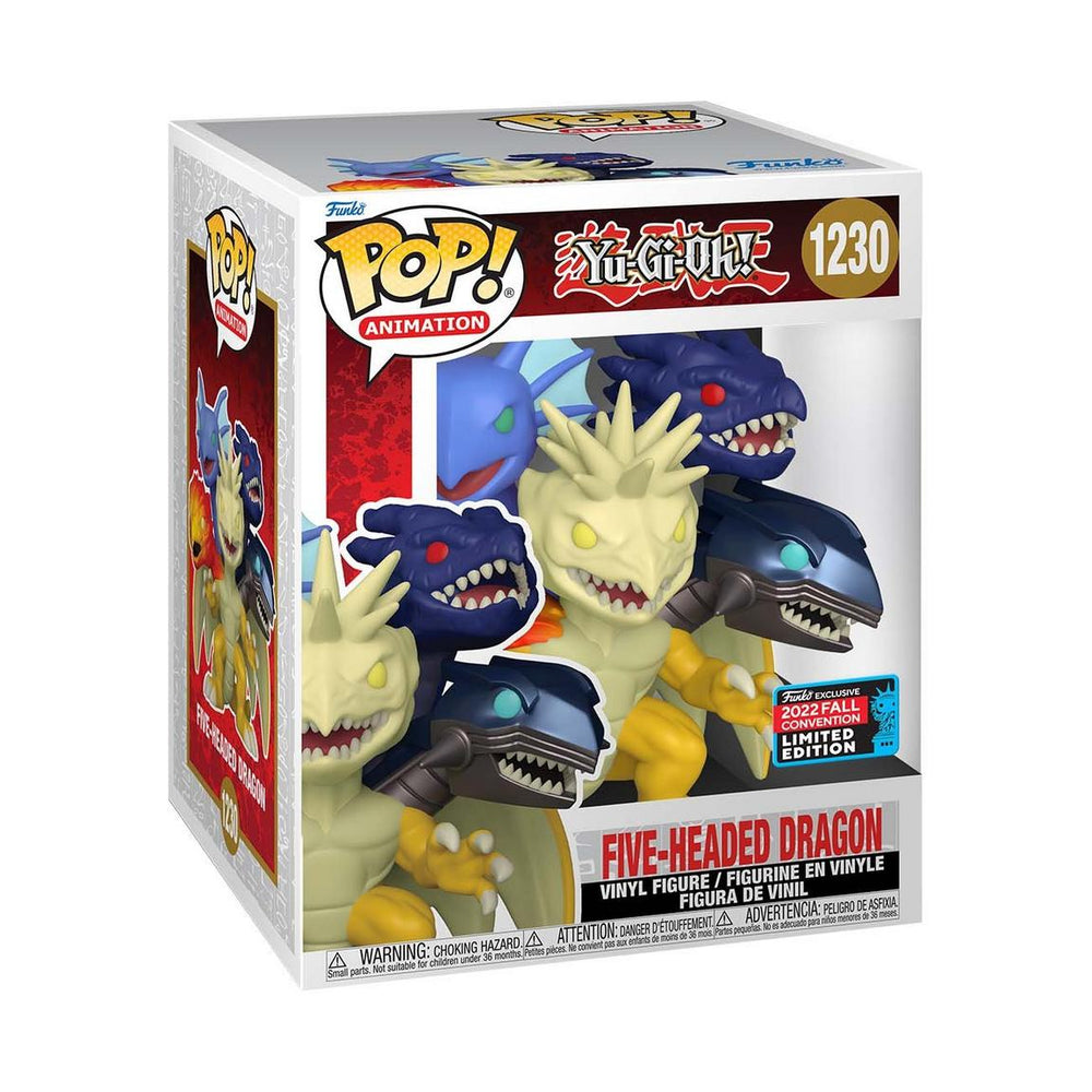 Funko POP! #1230 Five-Headed Dragon 6.41-in (Yu-Gi-Oh!) - New York Comic Con Exclusive