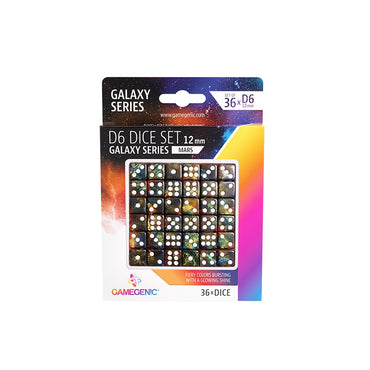 GameGenic - D6 Dice Set (12mm) (Galaxy Series)